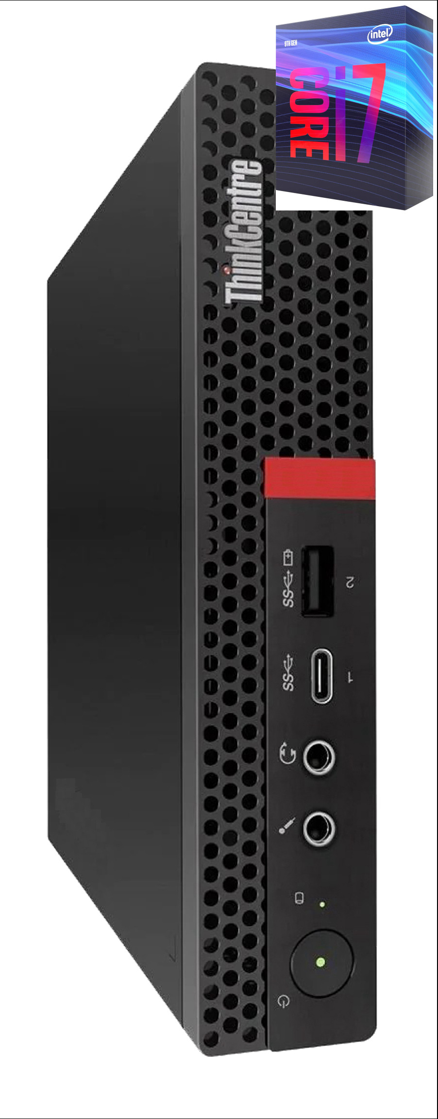 RATNARAJ COMPUTER SYSTEMS Core i7 (9th Generation) [8 Cores, 8 Threads] | ThinkCentre Tiny Desktop [ZTR] Core™ i7-9700 Processor [12M Cache, Up to 4.70 GHz] (32 GB RAM/Integrated Intel® Ultra HD 4K 630 Graphics/1 TB SSD Capacity/Windows 11 Pro) Gaming Tower with MS Office image 1