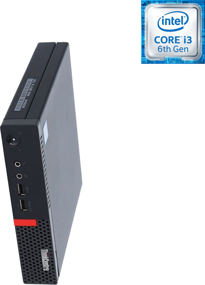 Hayyo ThinkCentre Tiny PC | Core i3 Processor [3MB Smart Cache, 3.70 GHz] | S/N: HYMKY MKY (8 GB RAM/1.05 GHz Intel® HD 530 Graphics/1024 GB Hard Disk/256 GB SSD Capacity/Windows 11 Pro) Mini Tower with MS Office image 1