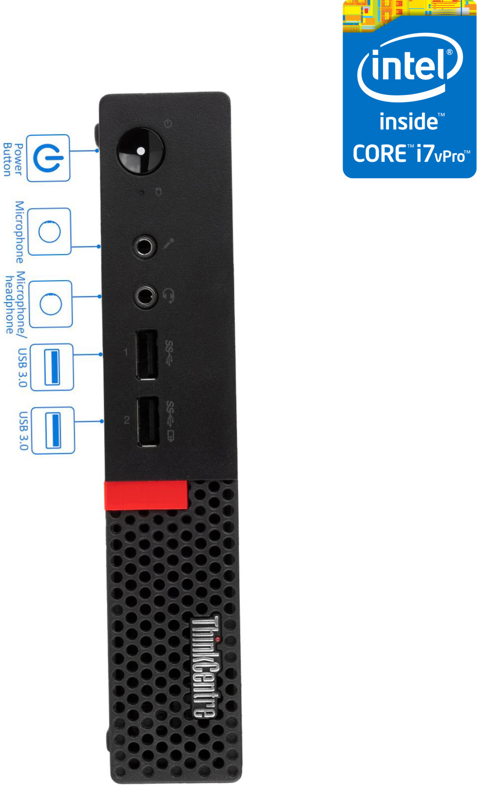 COMPUTER WORLD Core i7-6700 [4 Cores, 8 Threads, 3.40 GHz] - ThinkCentre Mini CPU [TSP] Intel Core i7 (6th Generation) [8MB Cache, Up to 4.00 GHz] (32 GB RAM/Intel® HD 4K Graphics/1 TB SSD Capacity/Windows 11 Pro) Mini Gaming Tower with MS Office image 1