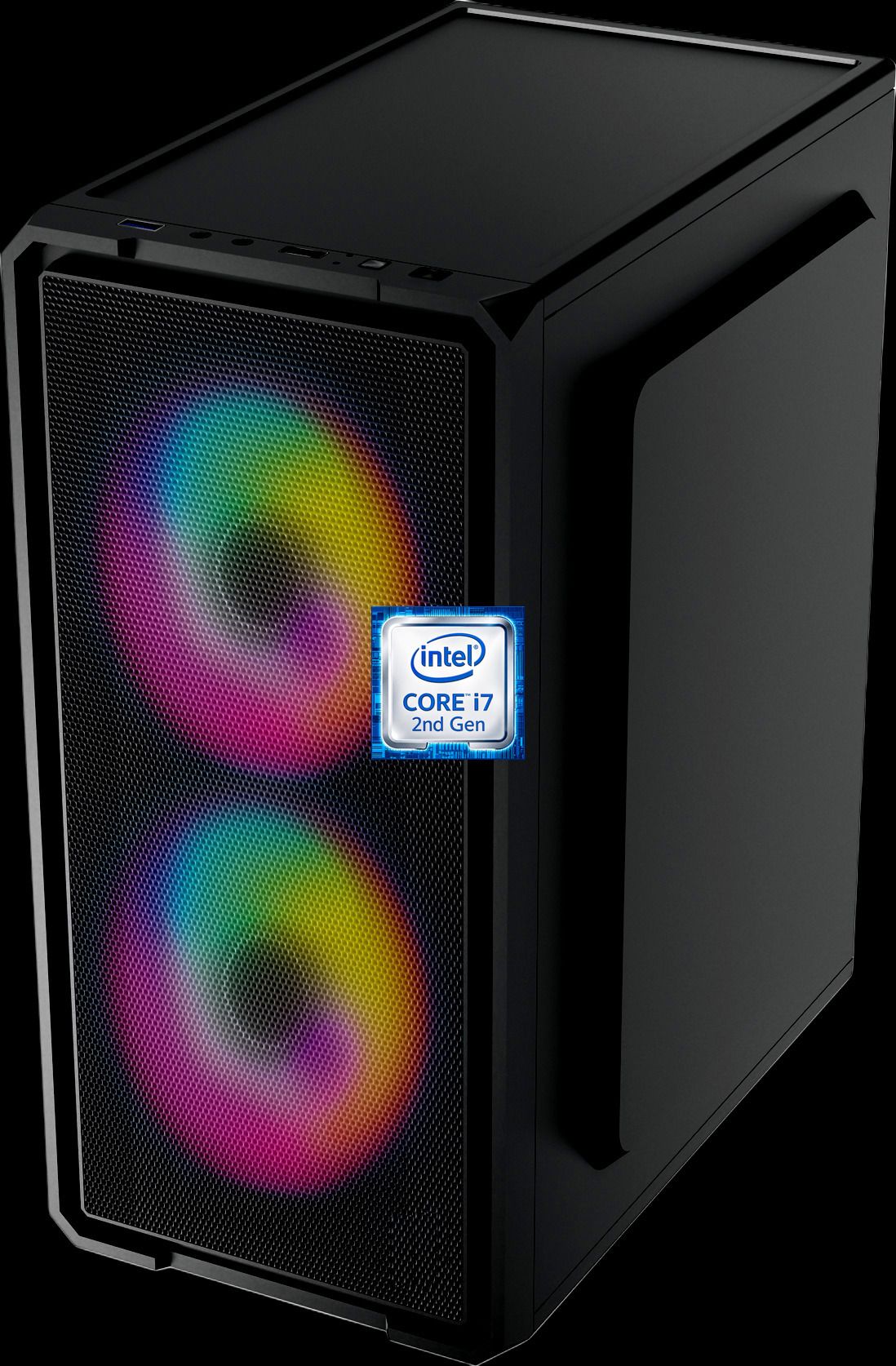 Correngo Core i7 - 2600 Processor [HTB-N5] Intel® Core™ i7-2600 Processor | Gaming PC | RGB-Majesty-N5 (8 GB RAM/Intel® UHD 4K Graphics/256 GB SSD Capacity/Windows 11 Pro) Mini Tower with MS Office-image-20