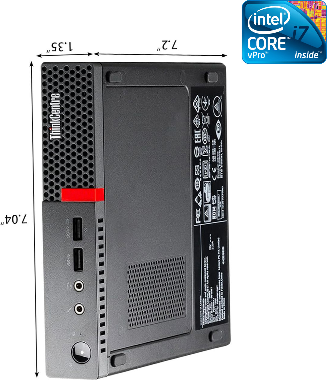 RATNARAJ COMPUTER SYSTEMS ® Core™ i7 (6th Gen) Processor [4 Cores, 8 Threads] - ThinkCentre [BWM] Core i7 - 6700 [4 Cores, 8 Threads, 3.40 GHz] - LENOVO Mini PC (32 GB RAM/Intel® Ultra HD 530 Graphics/1 TB SSD Capacity/Windows 11 Pro) Mini Tower with MS Office image 1