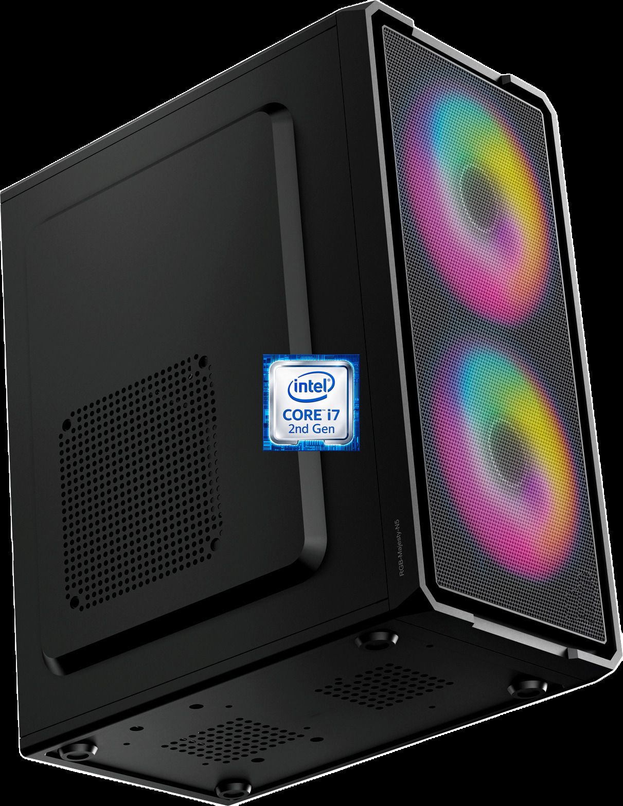 Shop New Intel Core i7 (2nd Gen) Processor [4 Cores, 8 Threads, 3.40 GHz] [IEW-N5] Core™ i7 - 2600 Processor | Gaming PC | Dual RGB Fans (8 GB RAM/Intel® Ultra HD 4K Graphics/256 GB SSD Capacity/Windows 11 Pro) Mini Gaming Tower with MS Office-image-36