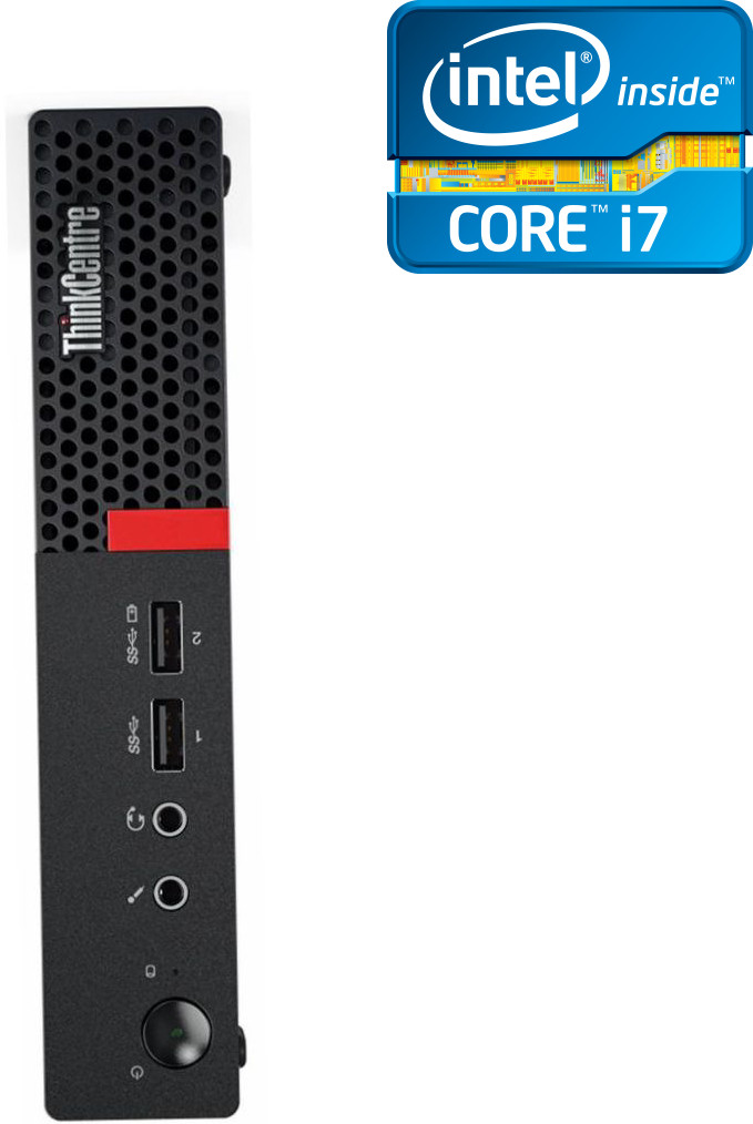 NCS Core™ i7 (6th Gen) [8MB Cache, Up to 4.00 GHz] - ThinkCentre Micro Desktop [DCD] Intel Core i7 - 6700 Processor - Lenovo Mini PC (32 GB RAM/Intel® UHD 530 4K Graphics/1 TB SSD Capacity/Windows 11 Pro) Mini Tower with MS Office image 1