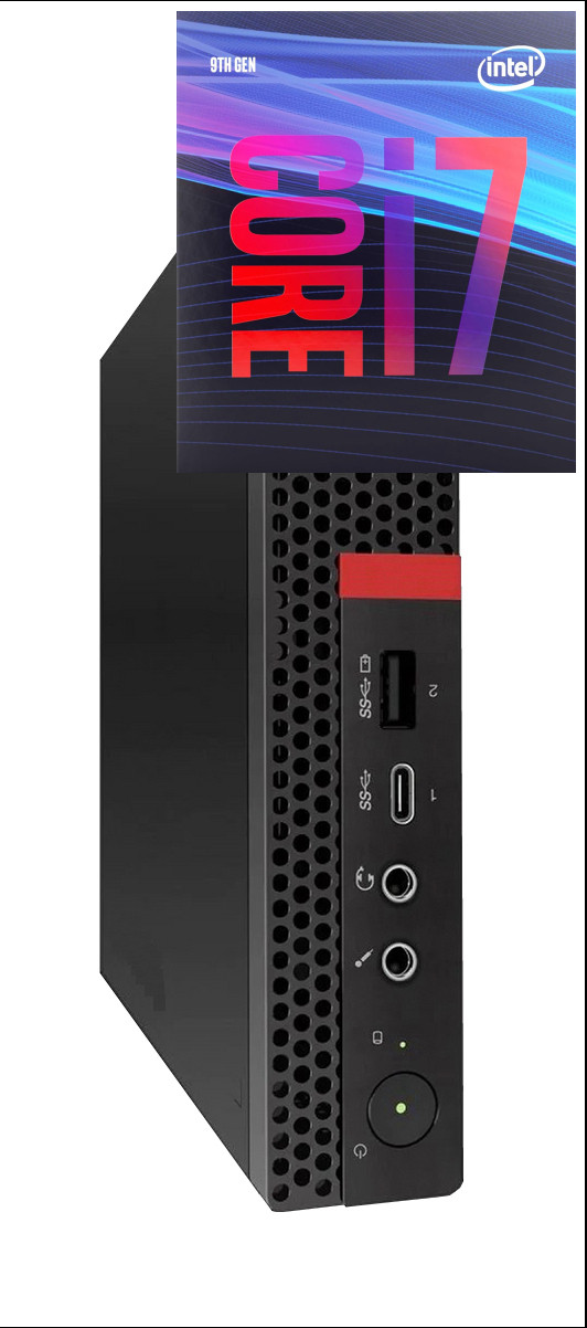 Longan Core i7 (9th Generation) [8 Cores, 8 Threads] | ThinkCentre Tiny Desktop [MLI] Intel Core i7 (9th Generation) Processor (32 GB RAM/Integrated Intel® UHD 4K 630 Graphics/1 TB SSD Capacity/Windows 11 Pro) Mid Tower with MS Office image 1