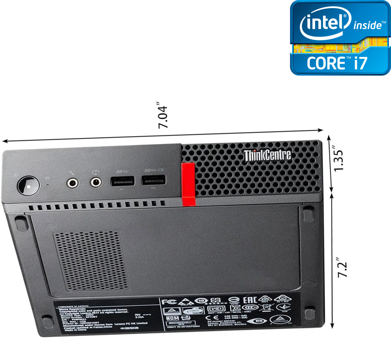 NCS Intel® Core™ i7 (6th Gen) [4 Cores, 8 Threads, 3.40 GHz] - ThinkCentre CPU [ZVJ] Core i7-6700 Processor [4 Cores, 8 Threads] (32 GB RAM/Intel HD 4K Graphics/1 TB SSD Capacity/Windows 11 Pro) Gaming Tower with MS Office image 1