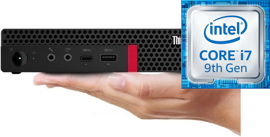 NCS (NIDHI COMPUTER SOLUTIONS) ThinkCentre Mini Desktop | Core™ i7-9700 [EYR] Intel Core i7-9700 Processor [8 Cores, 8 Threads, 3.00 GHz] (32 GB RAM/Integrated Intel® UHD 4K 630 Graphics/1 TB SSD Capacity/Windows 11 Pro) Gaming Tower with MS Office image 1