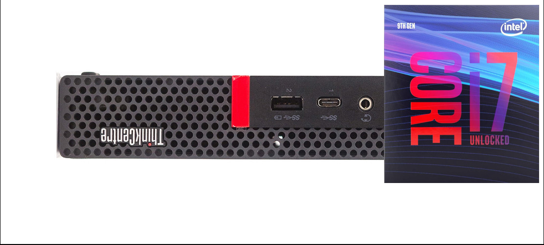 RATNARAJ COMPUTER SYSTEMS Core™ i7 (9th Generation) [8 Cores, 8 Threads] | ThinkCentre Tiny Desktop [RLV] Intel Core i7 - 9700 Octa-Core Processor (32 GB RAM/Intel® Ultra HD 4K 630 Graphics/1 TB SSD Capacity/Windows 11 Pro) Microtower with MS Office image 1