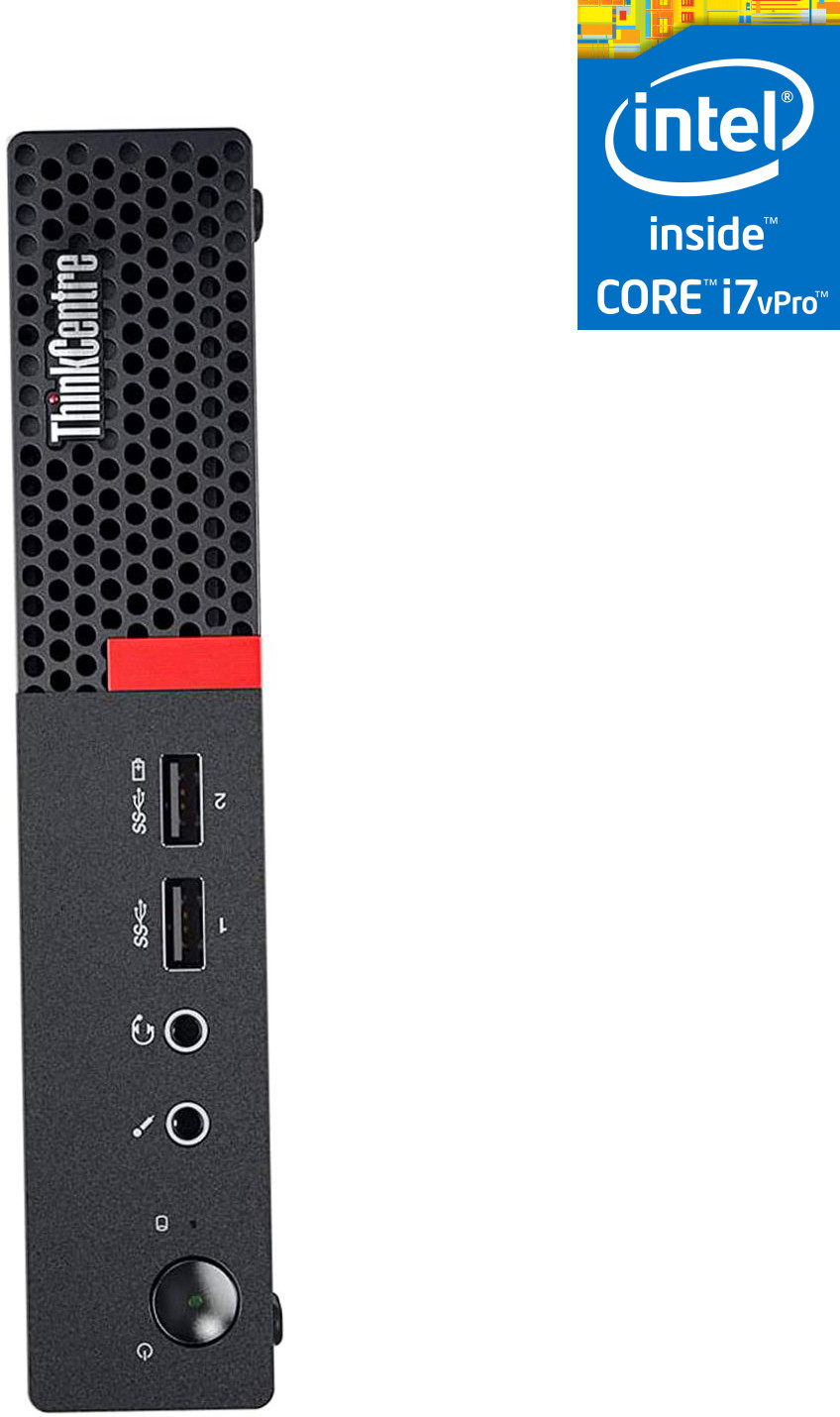 NCS Intel® Core™ i7 (6th Gen) [8MB Cache, Up to 4.00 GHz] - ThinkCentre CPU [VUB] LENOVO Mini PC - Core i7 - 6700 (32 GB RAM/Intel UHD 530 Graphics/1 TB SSD Capacity/Windows 11 Pro) Microtower with MS Office image 1