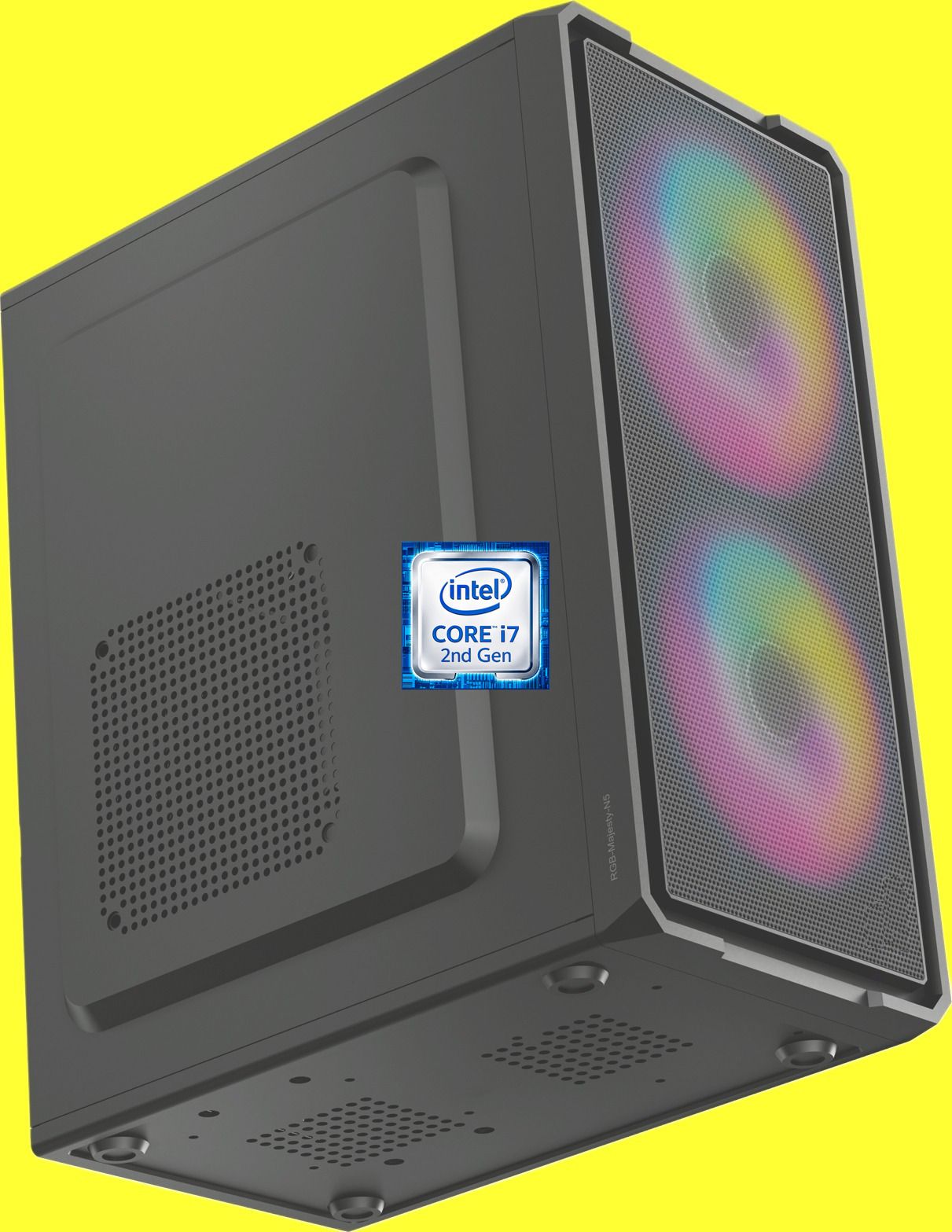 Softline Pro Core™ i7-2600 Processor [8MB Smart Cache, Up to 3.80 GHz] [HBM-N5] RGB-Majesty-N5 | Gaming PC | Core i7 - 2600 Processor (8 GB RAM/Intel® HD 2000 Graphics/256 GB SSD Capacity/Windows 11 Pro) Mini Gaming Tower with MS Office-image-48