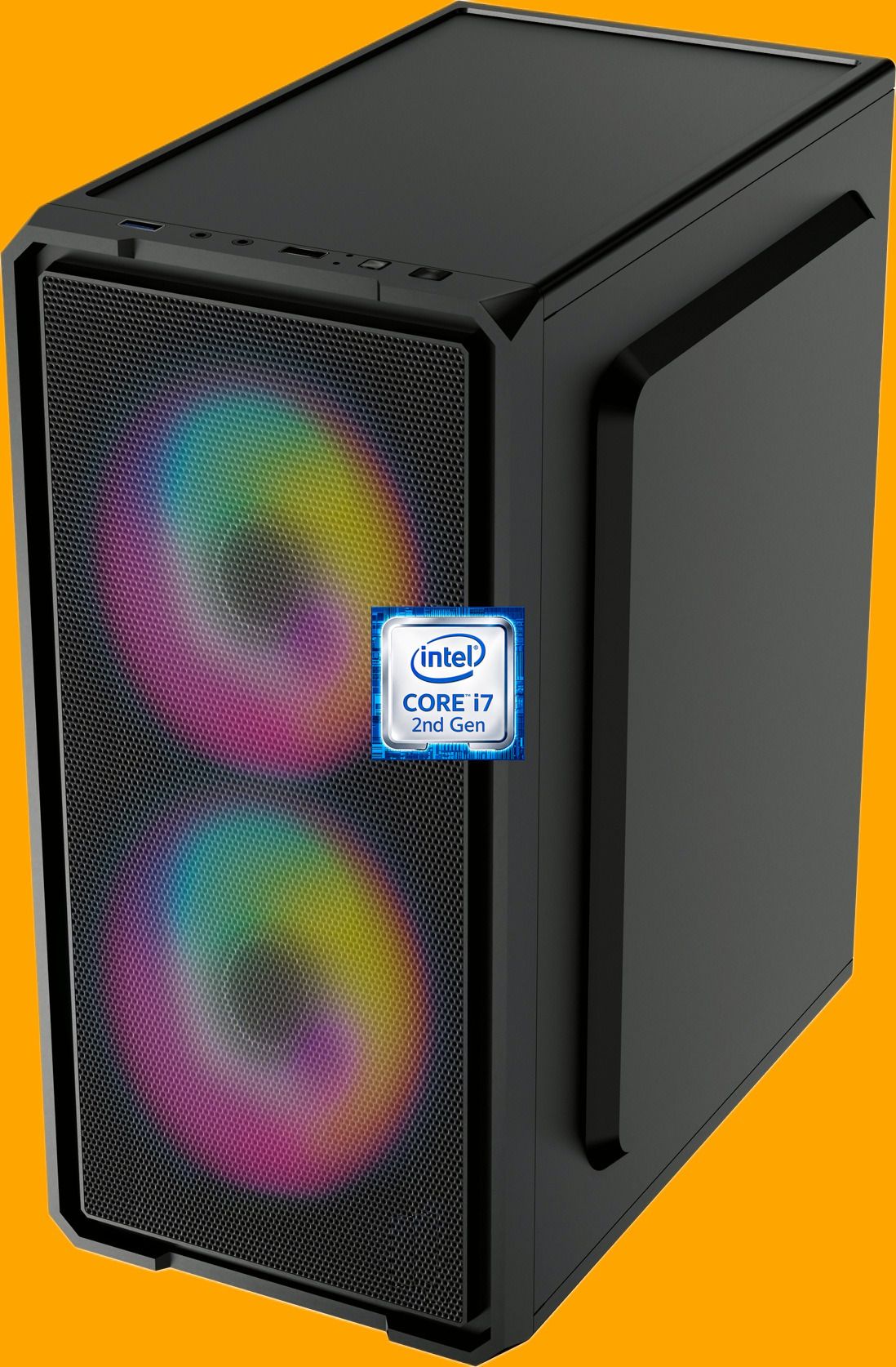 Hayyo Intel Core i7-2600 Quad Core Processor [EHG-N5] Intel® Core™ i7 - 2600 Processor | RGB-Majesty-N5 | Gaming PC (8 GB RAM/Intel HD Graphics/256 GB SSD Capacity/Windows 11 Pro) Gaming Tower with MS Office-image-29