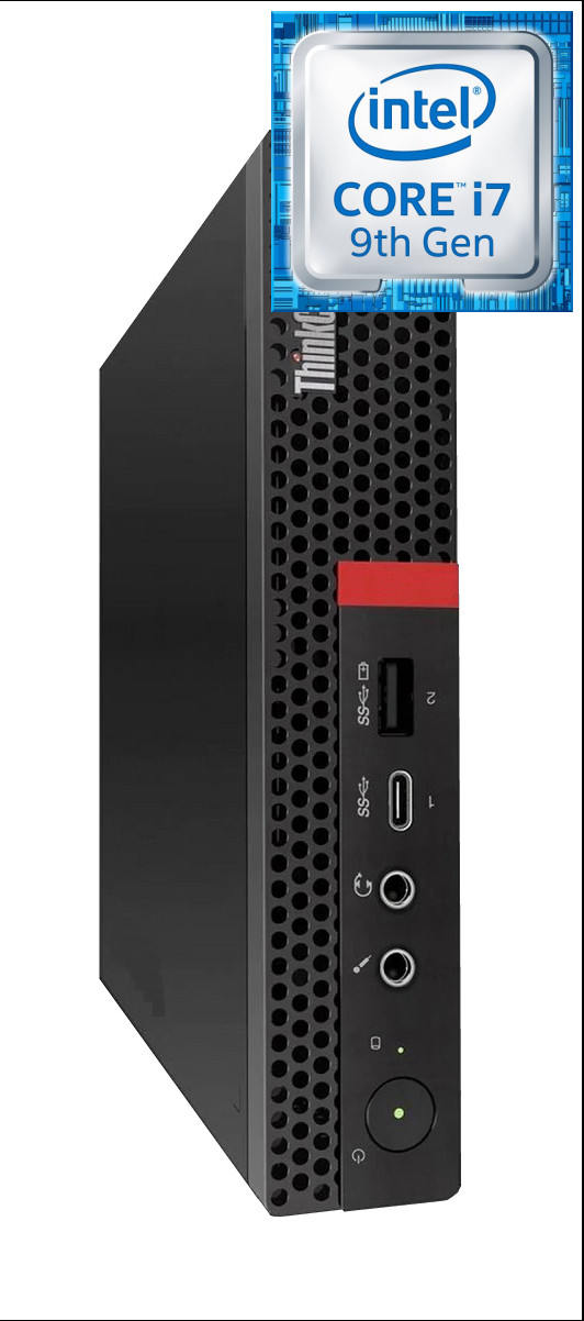 BESTYLISH Core™ i7 (9th Generation) | ThinkCentre Tiny Desktop [RPX] Intel Core i7 (9th Generation) [12MB Cache, Up to 4.70 GHz] (32 GB RAM/Intel® Ultra HD 4K 630 Graphics/1 TB SSD Capacity/Windows 11 Pro) Mid Tower with MS Office image 1