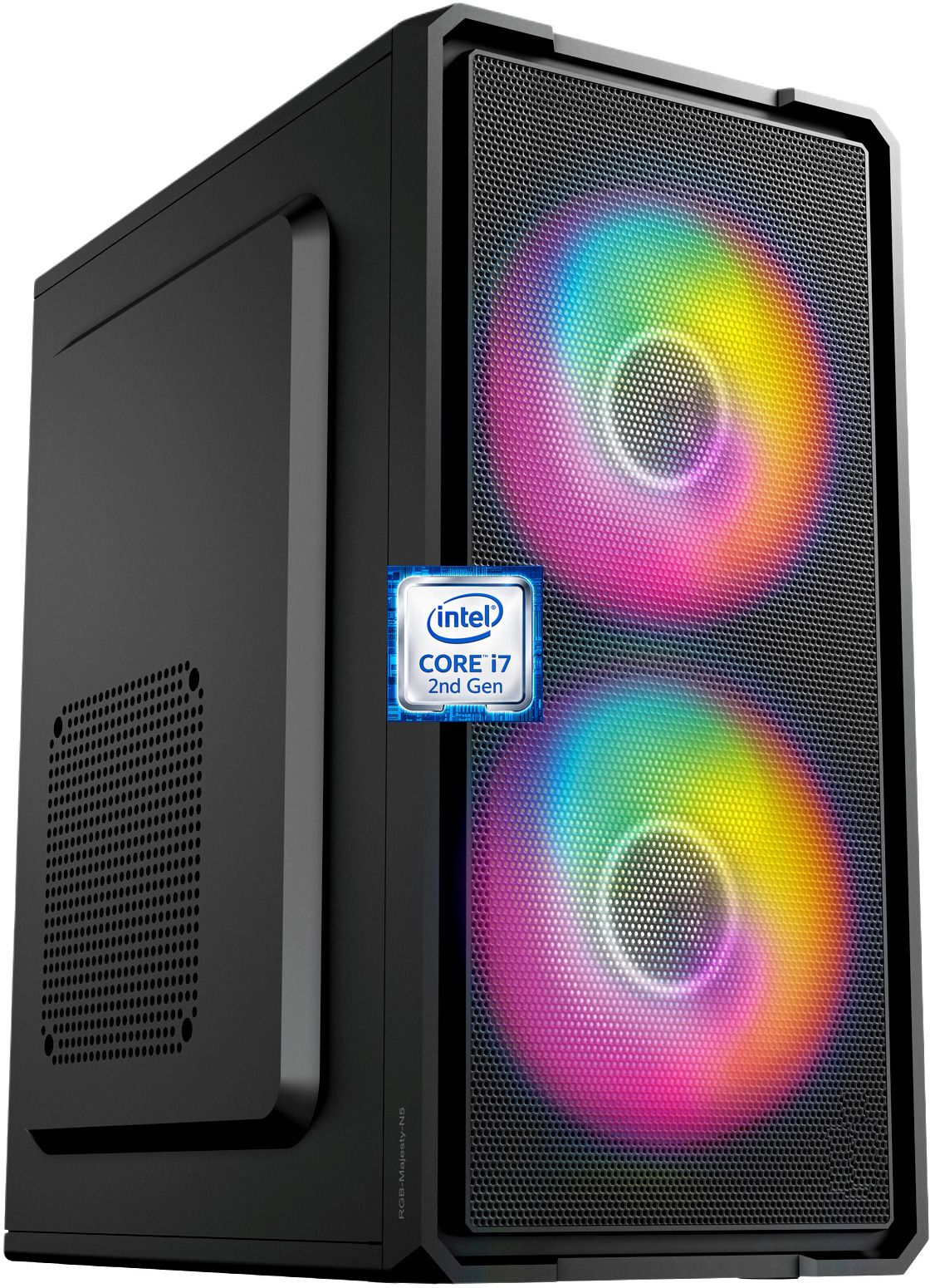 Bestarc Intel® Core™ i7-2600 Processor [4 Cores, 8 Threads, Up to 3.80 GHz] [GEM-N5] Dual RGB Fans | Intel® Core™ i7 - 2600 Processor (8 GB RAM/Intel Ultra HD Graphics/256 GB SSD Capacity/Windows 11 Pro) Gaming Tower with MS Office-image-21