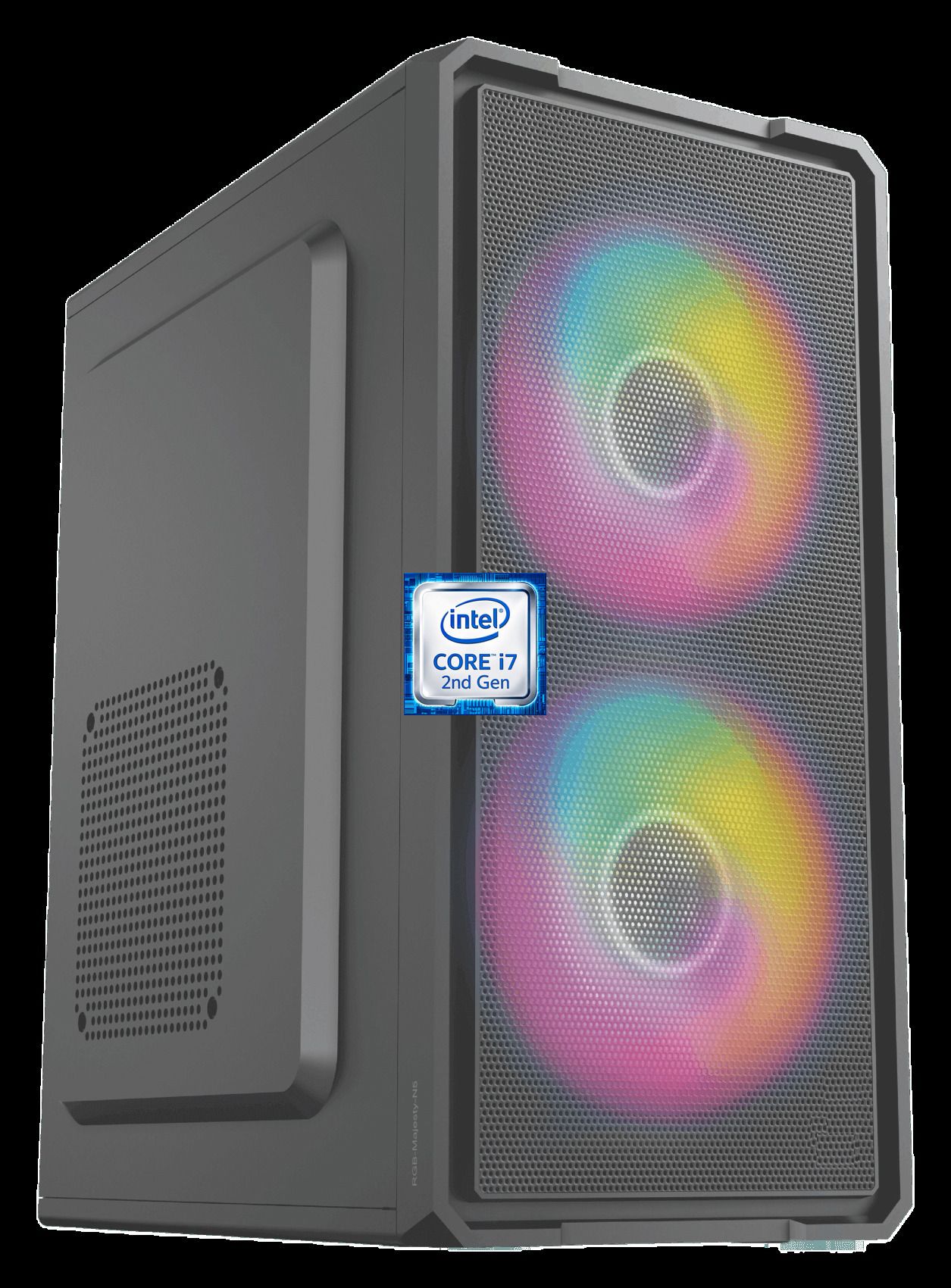 MSARUNA Intel Core i7 - 2600 Processor [8MB Cache, Up to 3.80 GHz] [DHL-N5] Gaming PC | Dual RGB Fans | Core™ i7-2600 Processor (8 GB RAM/Intel® UHD 4K Graphics/256 GB SSD Capacity/Windows 11 Pro) Mid Tower with MS Office-image-47