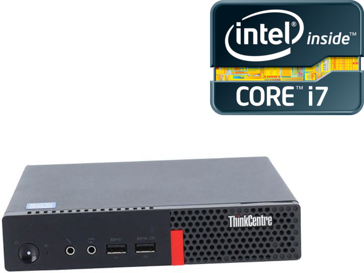 NCS Core™ i7 - 6700 [4 Cores, 8 Threads, 3.40 GHz] - ThinkCentre Tiny Desktop [HDB] Lenovo Tiny PC - Intel Core i7 (6th Gen) [4 Cores, 8 Threads] (32 GB RAM/Intel® UHD 4K Graphics/1 TB SSD Capacity/Windows 11 Pro) Mid Tower with MS Office image 1