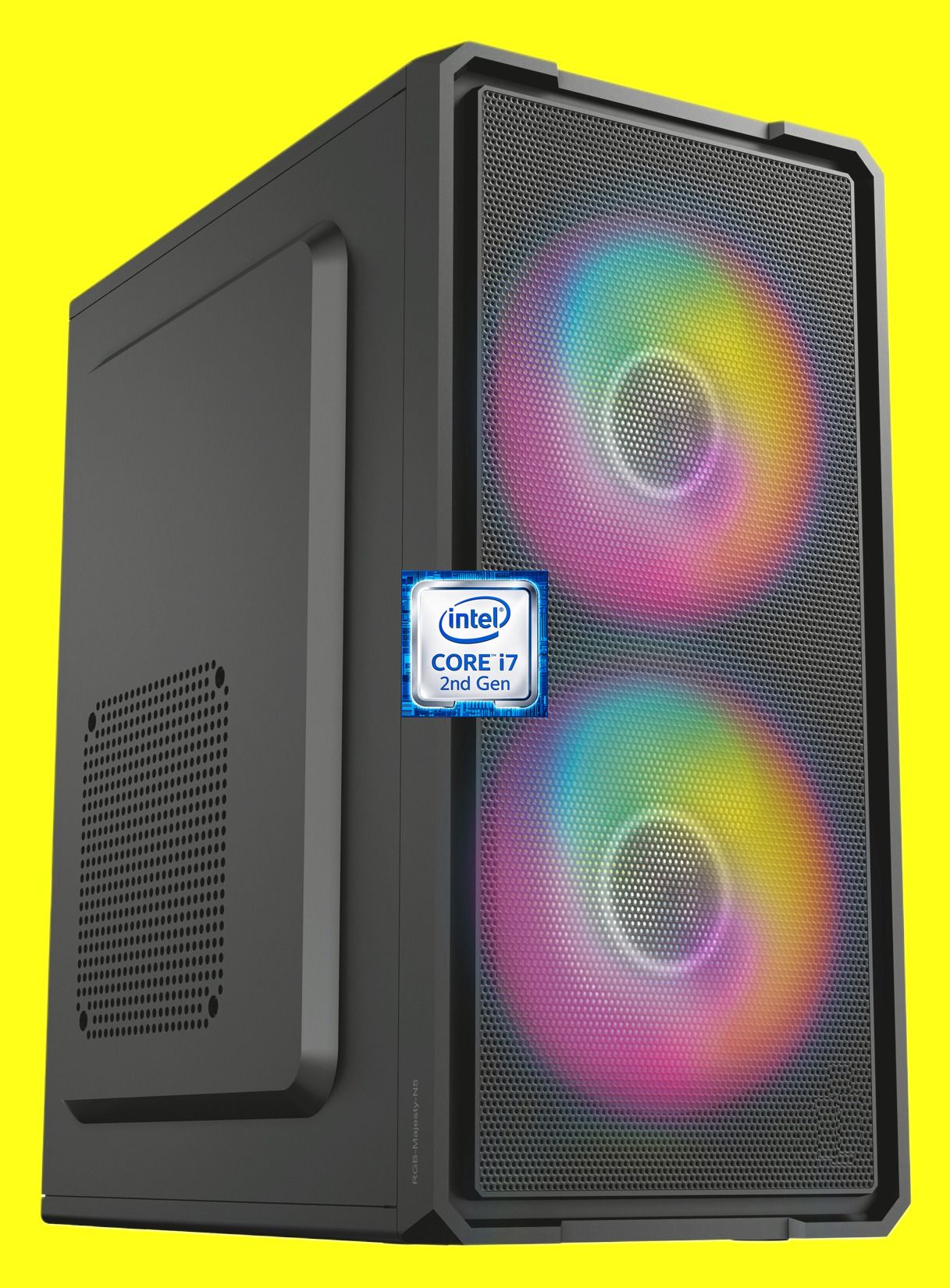 Correngo Core i7 - 2600 Quad Core Processor [8MB Smart Cache, 3.40 GHz] [JET-N5] RGB-Majesty-N5 | Gaming PC | Intel Core i7-2600 Processor (8 GB RAM/Intel HD 4K Graphics/256 GB SSD Capacity/Windows 11 Pro) Mini Tower with MS Office-image-45