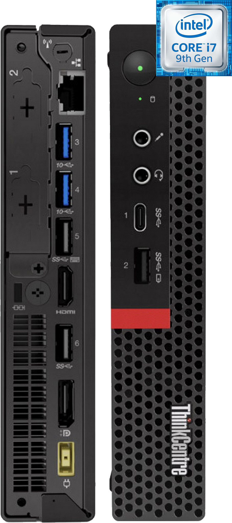 COMPUTER WORLD Core™ i7 (9th Gen) Processor | ThinkCentre Mini PC [MGF] Intel® Core™ i7 (9th Gen) [8 Cores, 8 Threads] (32 GB RAM/Intel® UHD 630 Graphics/1 TB SSD Capacity/Windows 11 Pro) Microtower with MS Office image 1