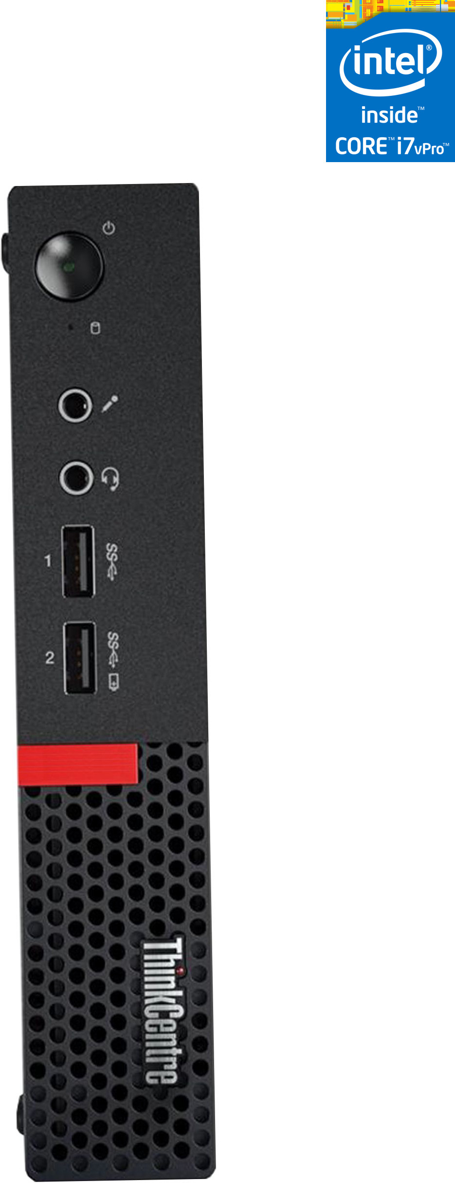 NCS Core i7 (6th Gen) Processor [4 Cores, 8 Threads] - ThinkCentre Mini PC [CUB] Lenovo Mini PC - Intel® Core™ i7 - 6700 [4 Cores, 8 Threads, 3.40 GHz] (32 GB RAM/Intel® HD 4K Graphics/1 TB SSD Capacity/Windows 11 Pro) Microtower with MS Office image 1