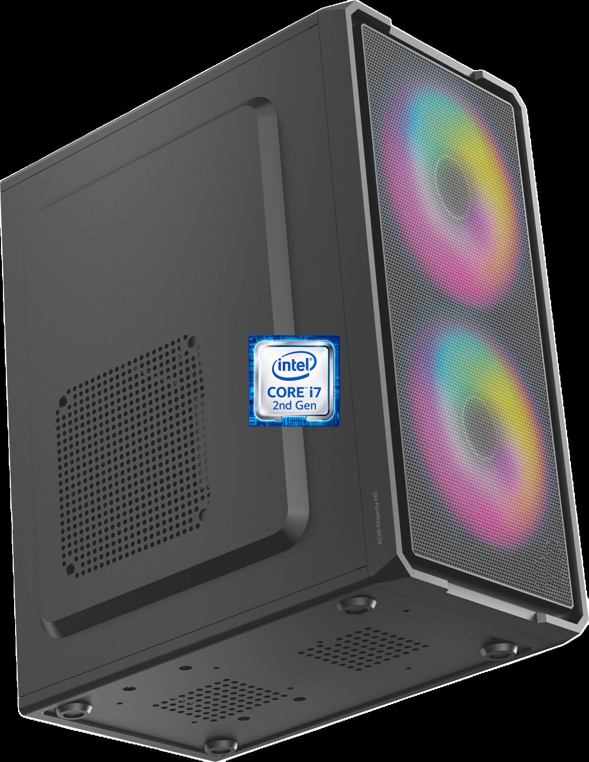Softline Pro Core™ i7-2600 Processor [8MB Cache, Up to 3.80 GHz] [EWW-N5] RGB-Majesty-N5 | Core i7 - 2600 Processor (8 GB RAM/Intel® UHD Graphics/256 GB SSD Capacity/Windows 11 Pro) Mini Gaming Tower with MS Office-image-8
