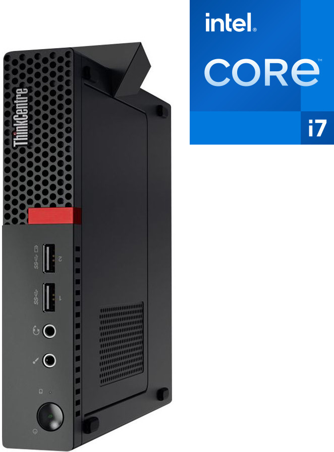 NCS Core™ i7-6700 [8MB Cache, Up to 4.00 GHz] - Micro CPU [OIR] Intel Core i7 (6th Generation) - Lenovo Mini PC (32 GB RAM/Intel UHD 530 Graphics/1 TB SSD Capacity/Windows 11 Pro) Mid Tower with MS Office image 1