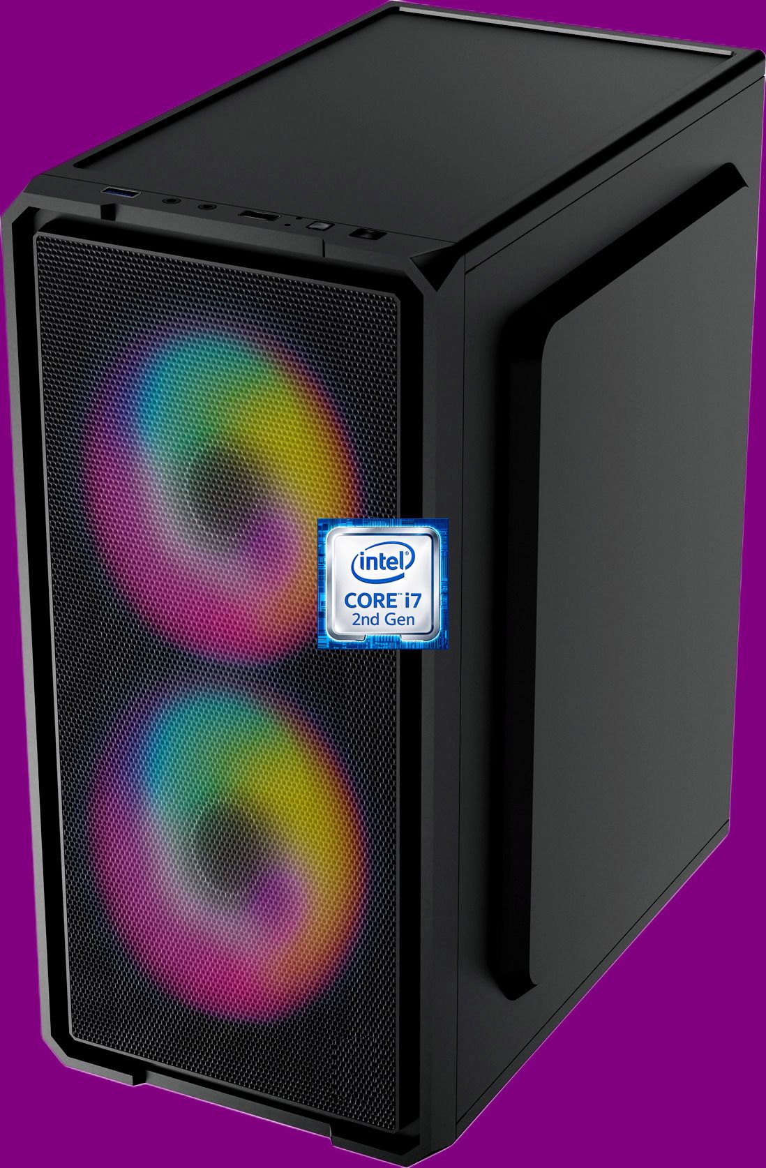 Correngo Core i7-2600 Processor [4 Cores, 8 Threads] [HTQ-N5] Core i7 - 2600 Quad Core Processor | Gaming PC | RGB-Majesty-N5 (8 GB RAM/Intel® UHD Graphics/256 GB SSD Capacity/Windows 11 Pro) Mini Gaming Tower with MS Office-image-47