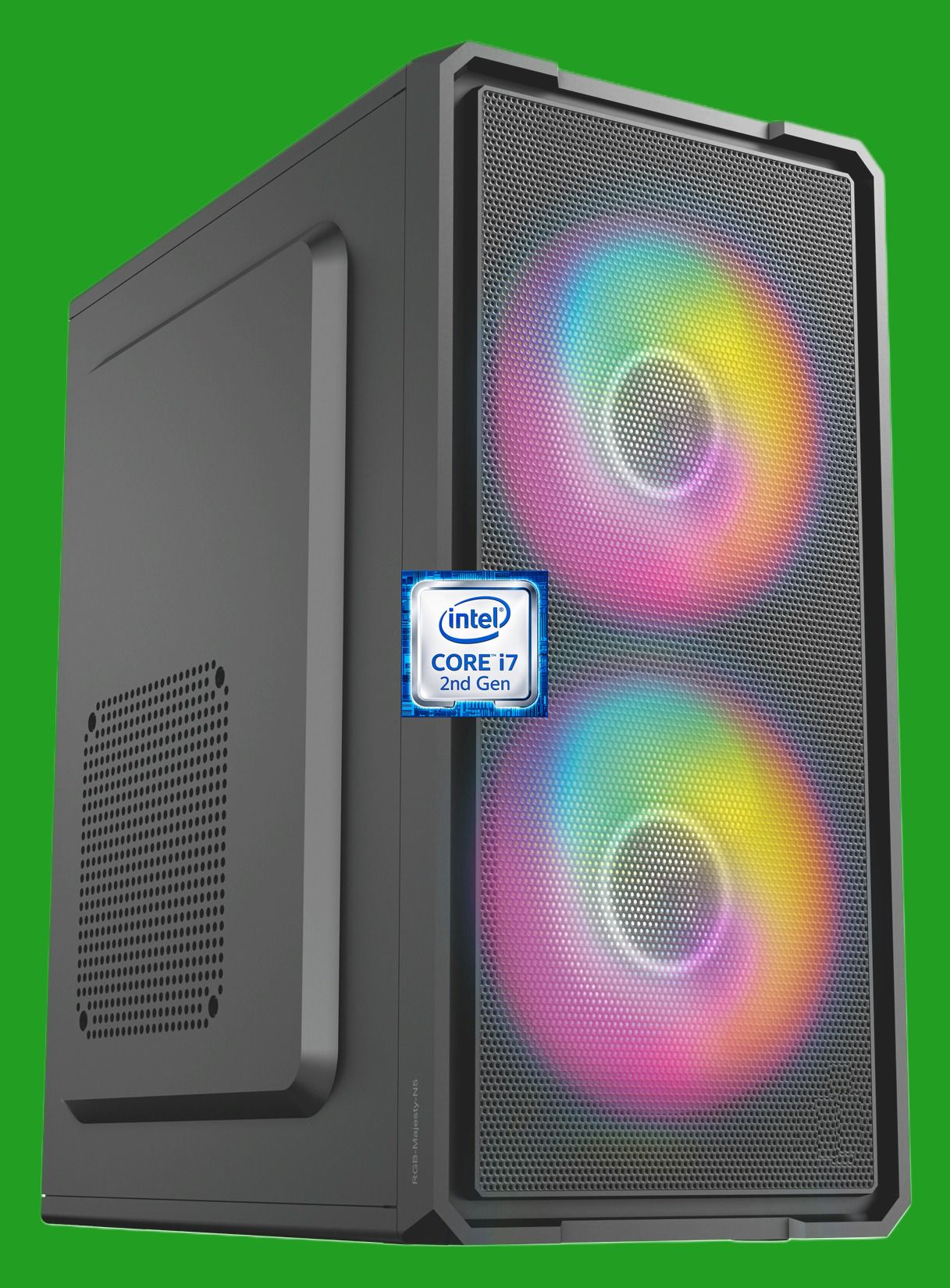 ODPRIDE Core™ i7 - 2600 Processor [4 Cores, 8 Threads] [GRV-N5] Gaming PC | RGB-Majesty-N5 | Intel Core i7-2600 Quad Core Processor (8 GB RAM/Intel® UHD 2000 Graphics/256 GB SSD Capacity/Windows 11 Pro) Mini Tower with MS Office-image-36