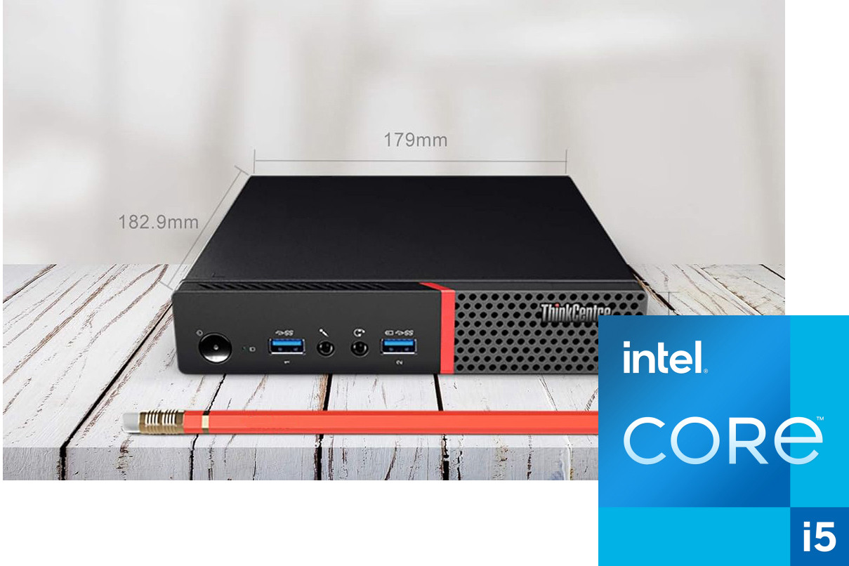 BESTYLISH ThinkCentre Tiny PC | i5-6500 Processor [6MB Smart Cache, 3.20 GHz] | S/N: BHOKJ 6th Gen Lenovo Tiny PC Intel? Core? i5-6500 Processor [4 Cores 4 Threads] (16 GB RAM/Intel? HD 530 Graphics/512 GB SSD Capacity/Windows 11 Home (64-bit)) Mini Tower with MS Office image 1