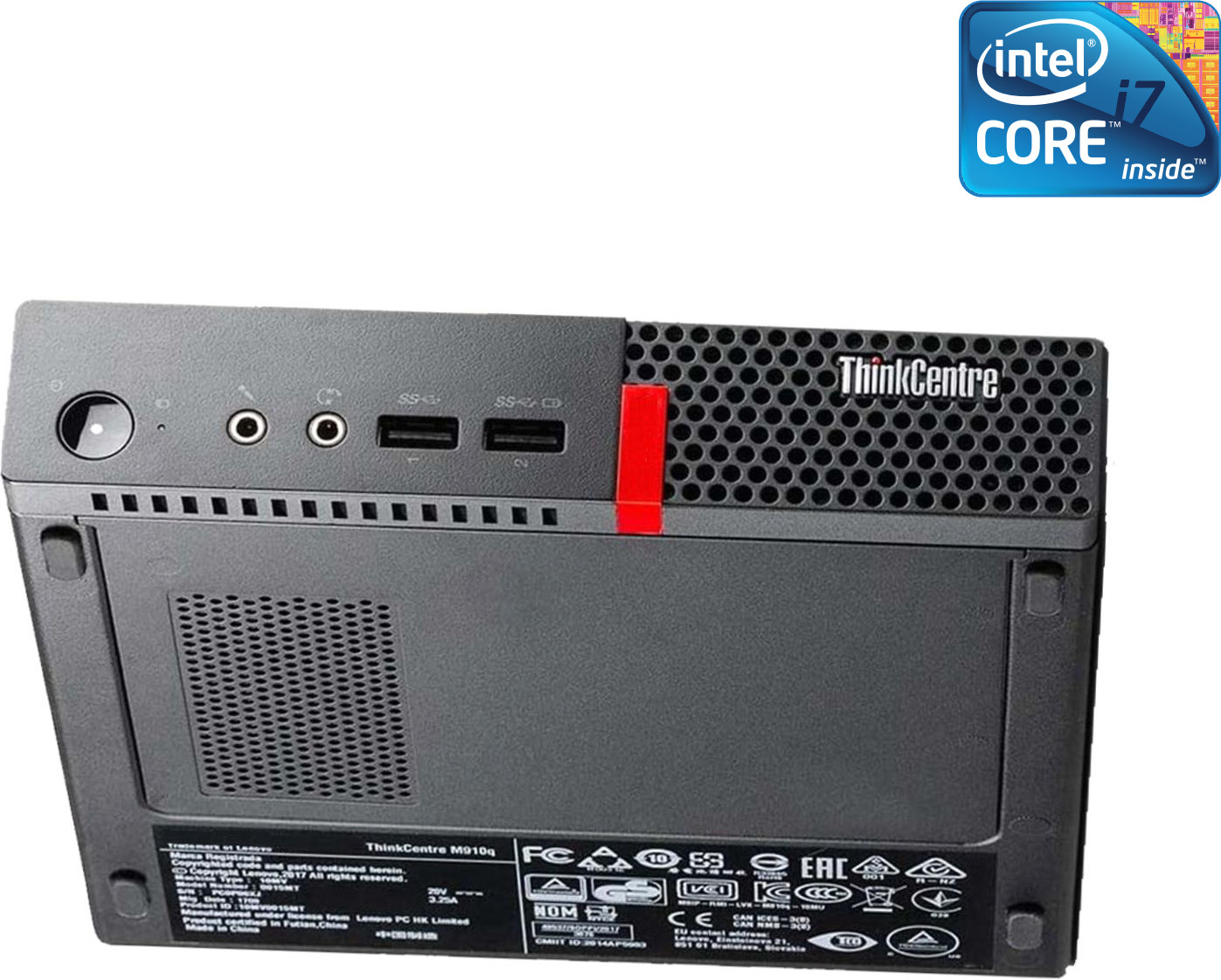 NCS Core™ i7-6700 [4 Cores, 8 Threads, 3.40 GHz] - ThinkCentre Micro PC [OKI] Mini PC - Intel Core i7 (6th Generation) Processor [4 Cores, 8 Threads] (32 GB RAM/Intel Ultra HD 530 4K Graphics/1 TB SSD Capacity/Windows 11 Pro) Mini Tower with MS Office image 1