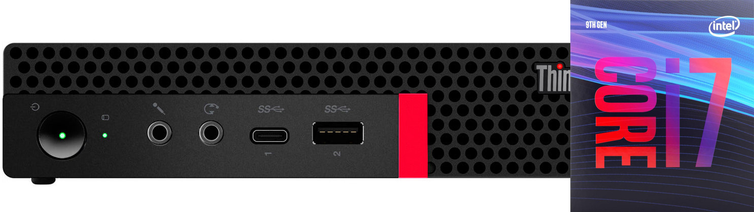 NCS (NIDHI COMPUTER SOLUTIONS) ThinkCentre Mini Desktop | Core™ i7-9700 [8 Cores, 8 Threads, 3.00 GHz] [TOT] Intel Core i7 - 9700 Processor [12M Cache, Up to 4.70 GHz] (32 GB RAM/Integrated Intel® UHD 4K 630 Graphics/1 TB SSD Capacity/Windows 11 Pro) Mini Tower with MS Office image 1