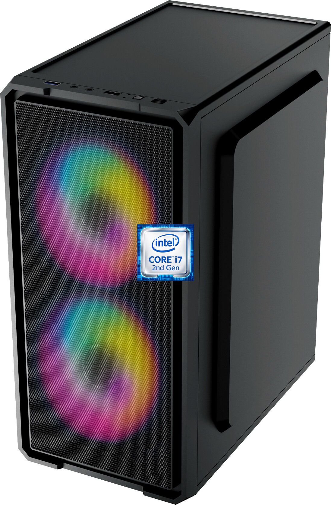 Longan Intel® Core™ i7-2600 Processor [4 Cores, 8 Threads, 3.40 GHz] [DMY-N5] Intel® Core™ i7 - 2600 Processor | Gaming PC | Dual RGB Fans (8 GB RAM/Intel® HD 4K Graphics/256 GB SSD Capacity/Windows 11 Pro) Gaming Tower with MS Office-image-17