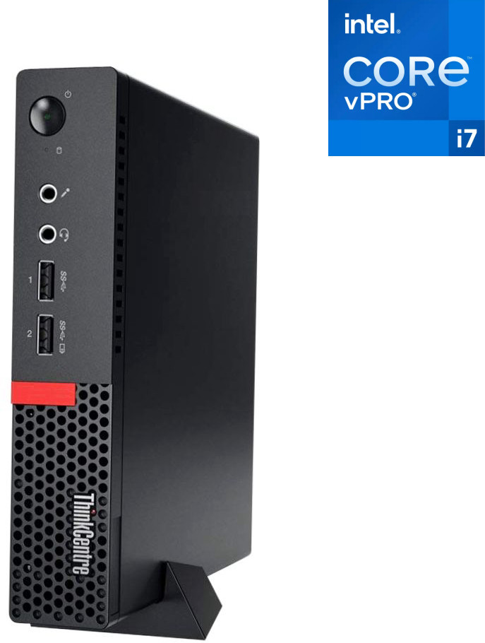 NCS Intel Core i7 (6th Gen) [8MB Cache, Up to 4.00 GHz] - ThinkCentre Tiny CPU [UMQ] LENOVO Mini PC - Core™ i7 - 6700 Processor (32 GB RAM/Intel® UHD 530 4K Graphics/1 TB SSD Capacity/Windows 11 Pro) Microtower with MS Office image 1