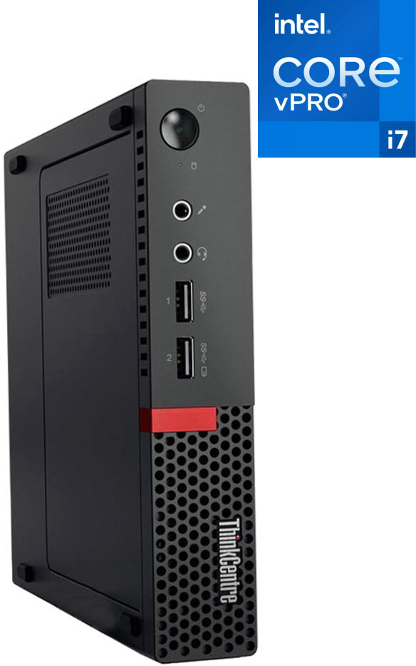 NCS Intel® Core™ i7 - 6700 Processor - ThinkCentre Tiny PC [ZRV] Core i7 (6th Gen) [8MB Cache, Up to 4.00 GHz] - LENOVO Tiny PC (32 GB RAM/Intel HD 530 Graphics/1 TB SSD Capacity/Windows 11 Pro) Microtower with MS Office image 1