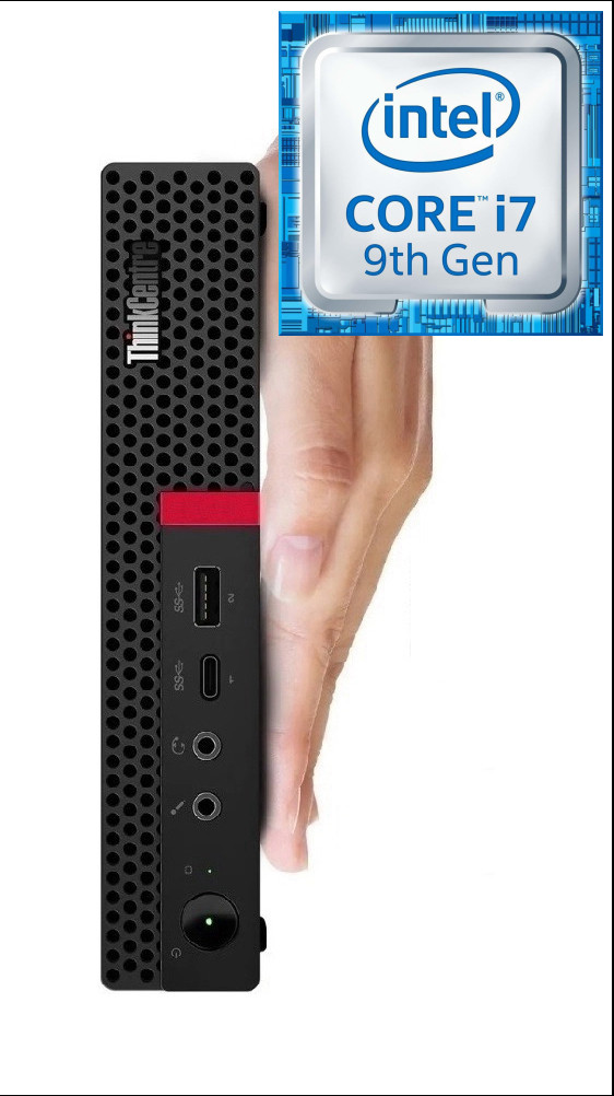 Longan ThinkCentre Mini Desktop | Core i7-9700 [8 Cores, 8 Threads] [CYV] Intel Core i7-9700 Processor [8 Cores, 8 Threads] (32 GB RAM/Intel® UHD 630 Graphics/1 TB SSD Capacity/Windows 11 Pro) Gaming Tower with MS Office image 1