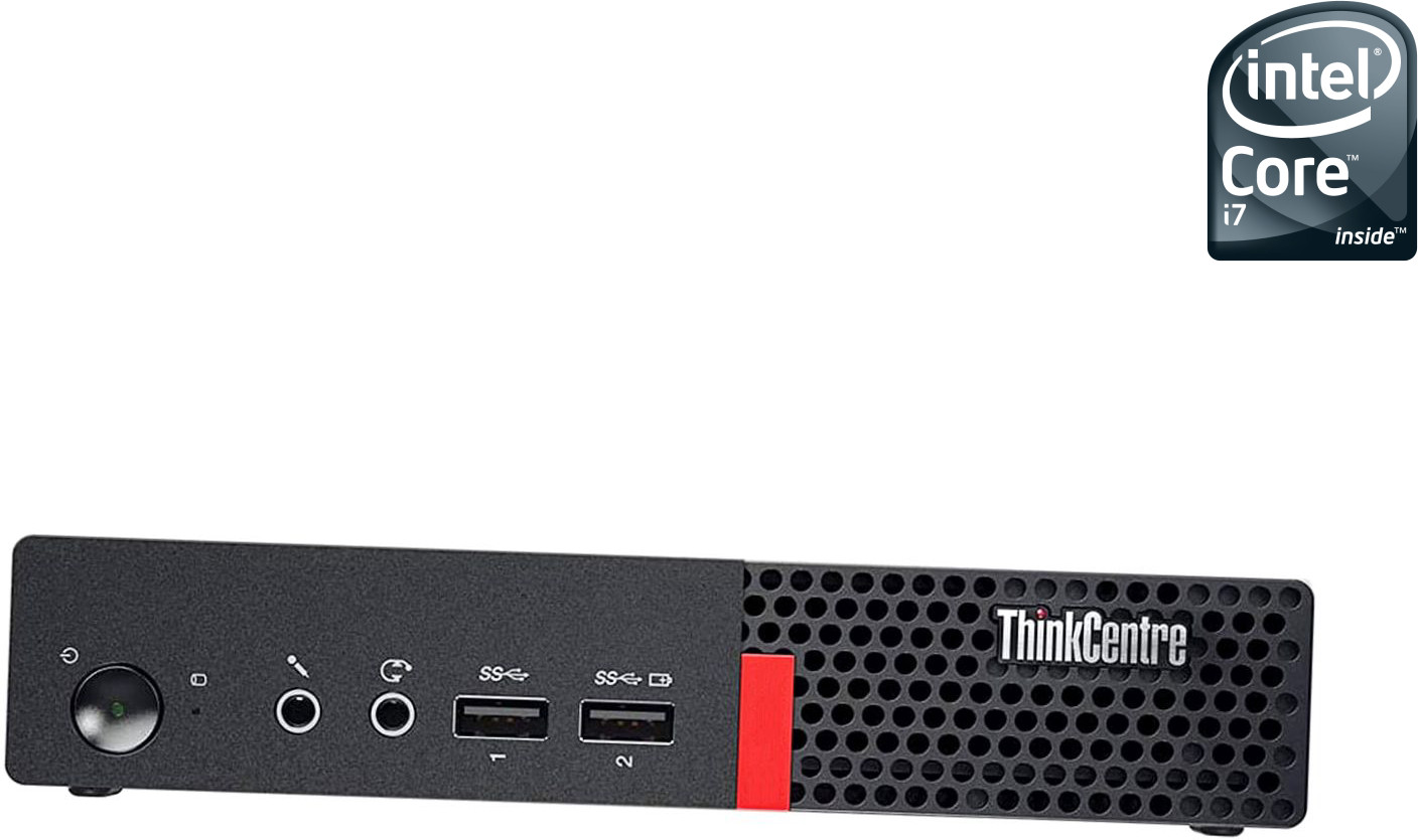 NCS Core™ i7 (6th Generation) [4 Cores, 8 Threads] - ThinkCentre Micro Desktop [UTC] Lenovo Tiny PC - Intel Core i7-6700 Processor [4 Cores, 8 Threads, 3.40 GHz] (32 GB RAM/Intel Ultra HD 530 Graphics/1 TB SSD Capacity/Windows 11 Pro) Mini Gaming Tower with MS Office image 1