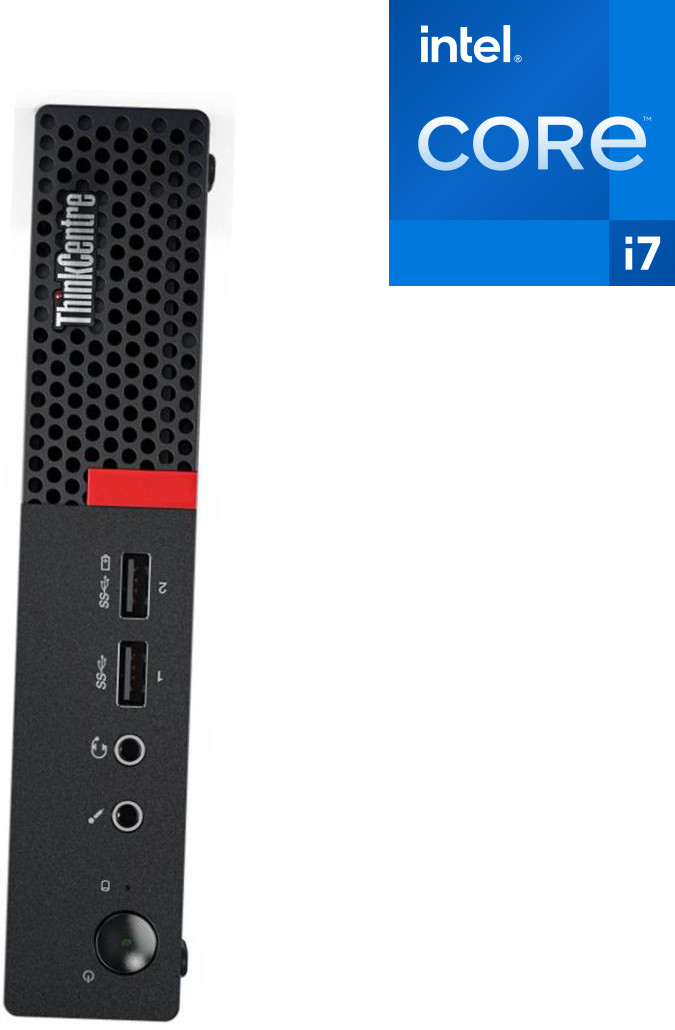 NCS Intel® Core™ i7 (6th Generation) Processor - ThinkCentre Micro CPU [LFR] Core i7-6700 [8MB Cache, Up to 4.00 GHz] - LENOVO Tiny PC (32 GB RAM/Intel® UHD 530 Graphics/1 TB SSD Capacity/Windows 11 Pro) Microtower with MS Office image 1