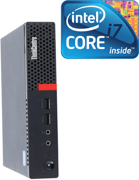 NICE COMPUTERS Intel® Core™ i7-6700 Processor - ThinkCentre Mini PC [IGB] LENOVO Mini PC - Core i7 (6th Generation) [8MB Cache, Up to 4.00 GHz] (32 GB RAM/Intel HD 530 4K Graphics/1 TB SSD Capacity/Windows 11 Pro) Mini Gaming Tower with MS Office image 1