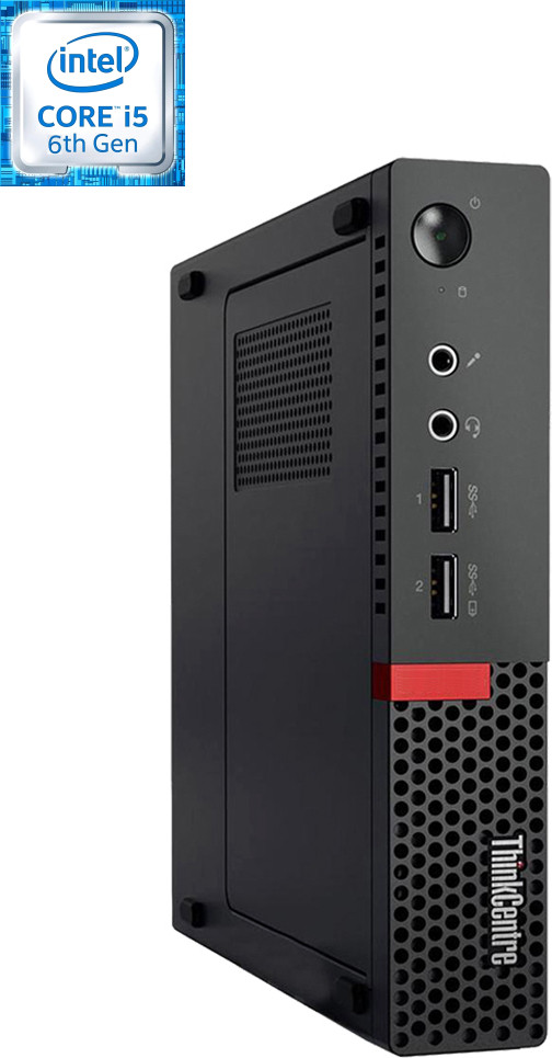 NCS Intel Core i5 (6th Gen) [4 Cores, 4 Threads] - ThinkCentre Mini PC [WPI] LENOVO™ - Intel® Core™ i5-6500 [4 Cores, 4 Threads] (8 GB RAM/Intel® HD 530 4K Graphics/1024 GB Hard Disk/256 GB SSD Capacity/Windows 11 Pro) Mini Gaming Tower with MS Office image 1