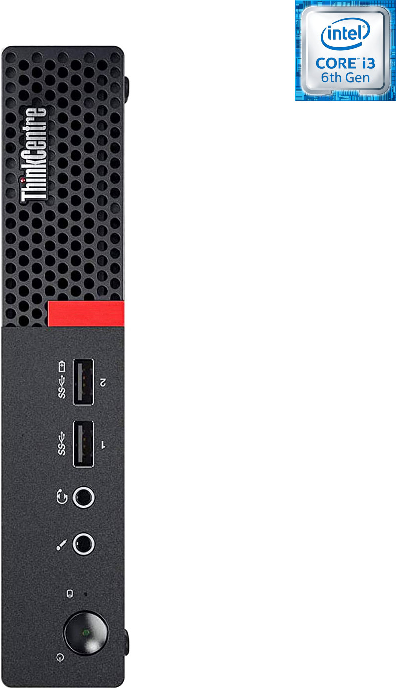 Longan ThinkCentre Tiny PC | Core i3 Processor [3MB Smart Cache, 3.70 GHz] | S/N: LGXVN XVN (8 GB RAM/1.05 GHz Intel® HD 530 Graphics/500 GB Hard Disk/256 GB SSD Capacity/Windows 11 Pro) Mini Tower with MS Office image 1