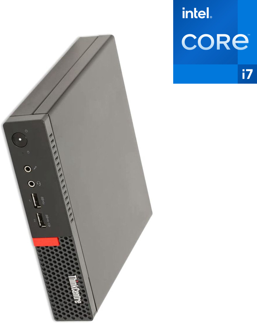 NCS Core i7 (6th Gen) Processor [4 Cores, 8 Threads] - ThinkCentre Mini PC [SOI] Intel® Core™ i7 - 6700 [4 Cores, 8 Threads, 3.40 GHz] - Lenovo Mini PC (32 GB RAM/Intel Ultra HD 530 4K Graphics/1 TB SSD Capacity/Windows 11 Pro) Mid Tower with MS Office image 1