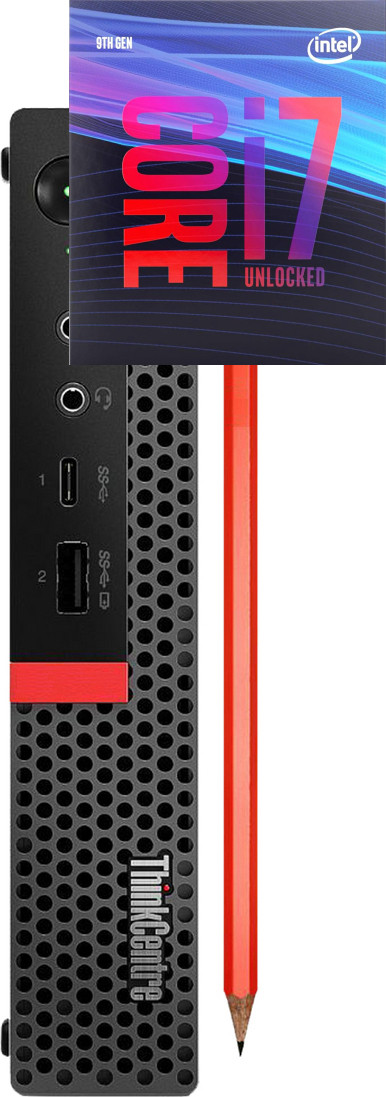 NCS (NIDHI COMPUTER SOLUTIONS) ThinkCentre Mini PC- Core i7 (9th Gen) [8 Cores, 8 Threads, Upto 4.70 GHz] [LGH] Core™ i7 (9th Generation) (32 GB RAM/Integrated Intel® UHD 4K 630 Graphics/1 TB SSD Capacity/Windows 11 Pro) Gaming Tower with MS Office image 1