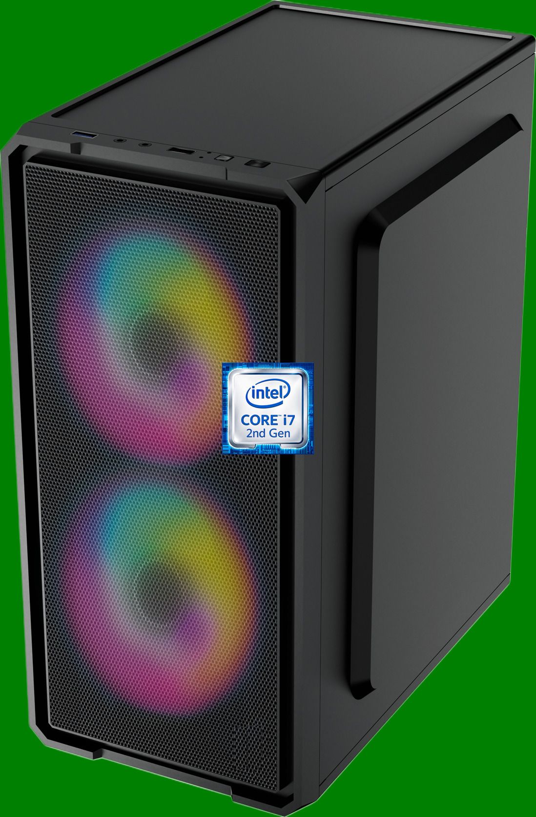 Safal Kisan Intel Core i7 (2nd Gen) Quad Core Processor [FUG-N5] RGB-Majesty-N5 | Gaming PC | Core i7 - 2600 Processor (8 GB RAM/Intel® HD 2000 Graphics/256 GB SSD Capacity/Windows 11 Pro) Mini Gaming Tower with MS Office-image-27