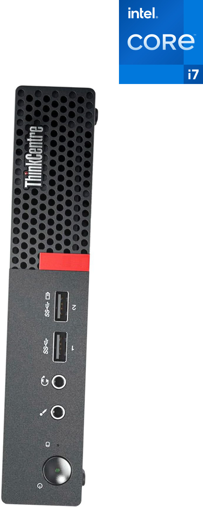 NCS Core™ i7-6700 [4 Cores, 8 Threads, 3.40 GHz] - ThinkCentre Micro PC [KGU] Intel Core i7 (6th Generation) Processor [4 Cores, 8 Threads] (32 GB RAM/Intel® HD 530 Graphics/1 TB SSD Capacity/Windows 11 Pro) Gaming Tower with MS Office image 1