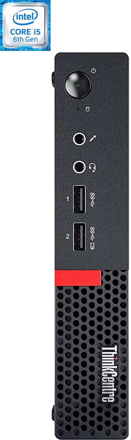 NCS Core™ i5 (6th Gen) [4 Cores, 4 Threads] - ThinkCentre Tiny PC [RKA] LENOVO™ - Intel Core i5-6500 Processor (8 GB RAM/Intel® UHD 530 4K Graphics/1 TB Hard Disk/256 GB SSD Capacity/Windows 11 Pro) Microtower with MS Office image 1