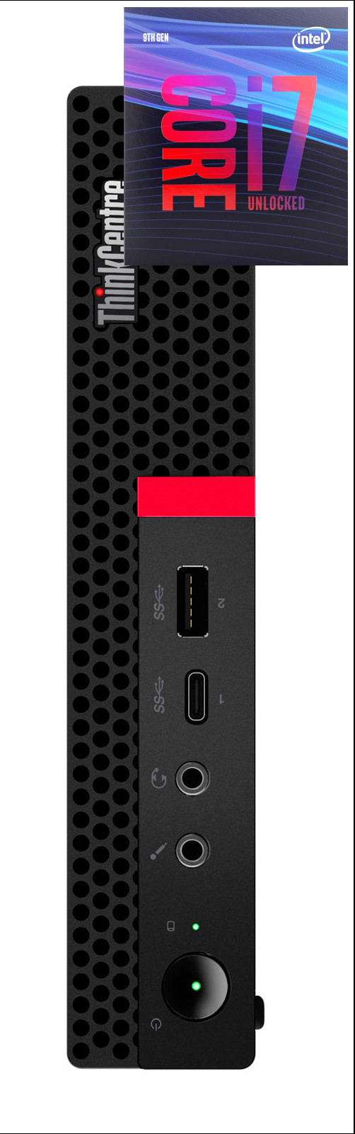 NICE COMPUTERS ThinkCentre Tiny PC | Core i7 (9th Generation) Octa-Core Processor [NHU] Core™ i7-9700 [8 Cores, 8 Threads] (32 GB RAM/Intel® Ultra HD 630 Graphics/1 TB SSD Capacity/Windows 11 Pro) Mini Tower with MS Office image 1