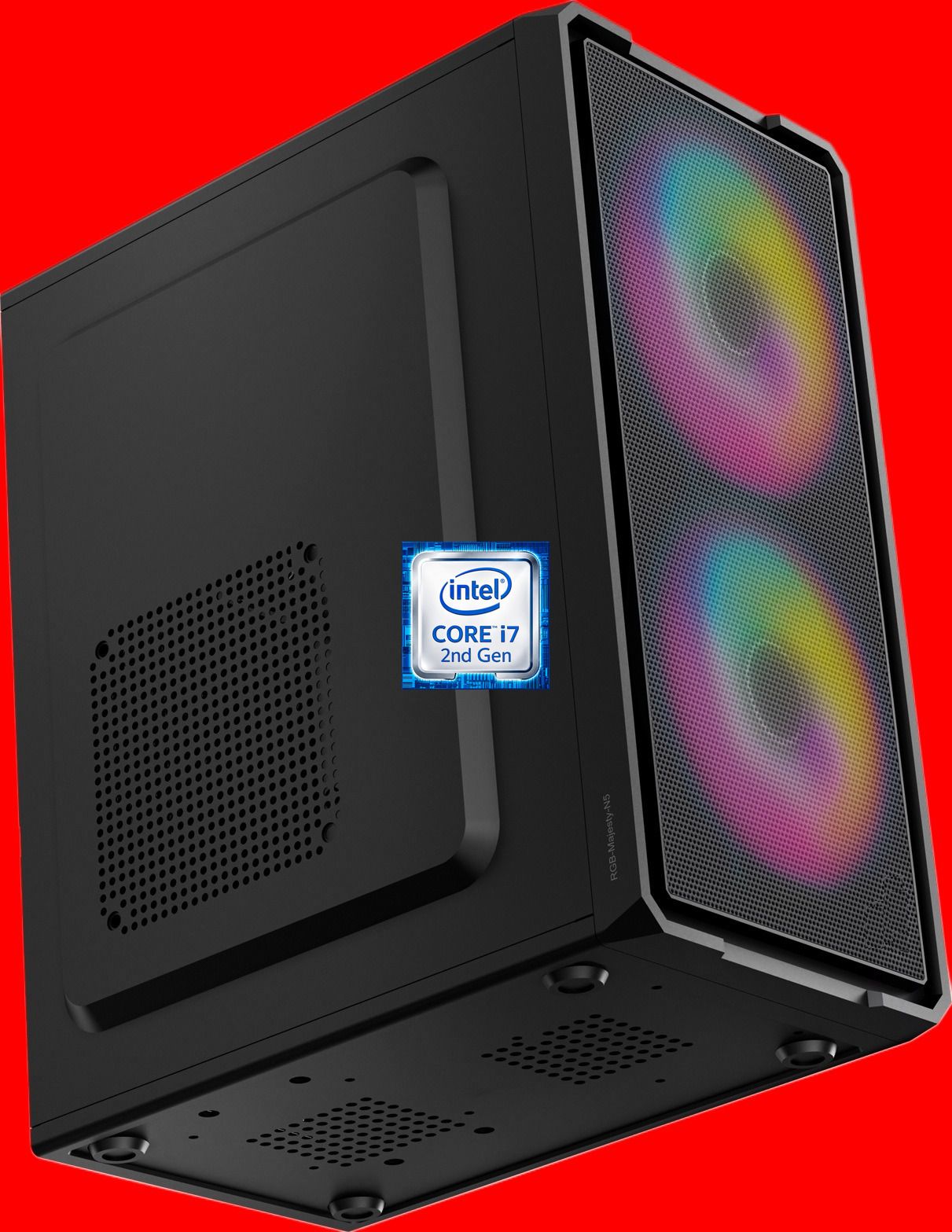 Softline Pro Core™ i7 (2nd Gen) [4 Cores, 8 Threads, 8MB Cache, Up to 3.80 GHz] [HEV-N5] Gaming Desktop with RGB Fans | Core i7-2600 Quad Core Processor (8 GB RAM/Intel HD 4K Graphics/256 GB SSD Capacity/Windows 11 Pro) Mid Tower with MS Office-image-39