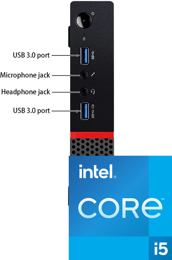 BESTYLISH ThinkCentre Tiny PC | i5-6500 Processor [6MB Smart Cache, 3.20 GHz] | S/N: BHZYW ? | Lenovo Tiny PC Intel Core i5 (6th Gen) (8 GB RAM/Intel? HD 530 Graphics/256 GB SSD Capacity/Windows 11 Home (64-bit)) Mini Tower with MS Office image 1