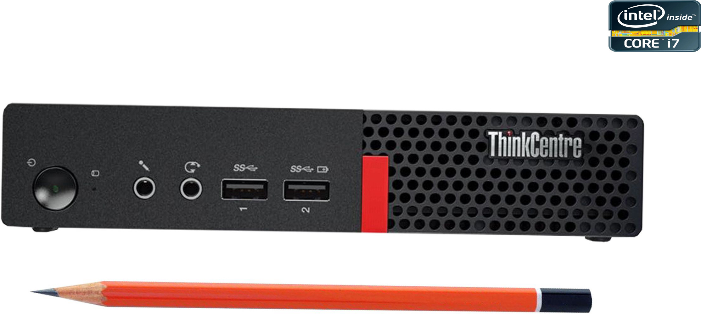 NCS Intel® Core™ i7 (6th Gen) [8MB Cache, Up to 4.00 GHz] - ThinkCentre CPU [DXG] Core i7-6700 - LENOVO Tiny PC (32 GB RAM/Intel® UHD 4K Graphics/1 TB SSD Capacity/Windows 11 Pro) Mid Tower with MS Office image 1