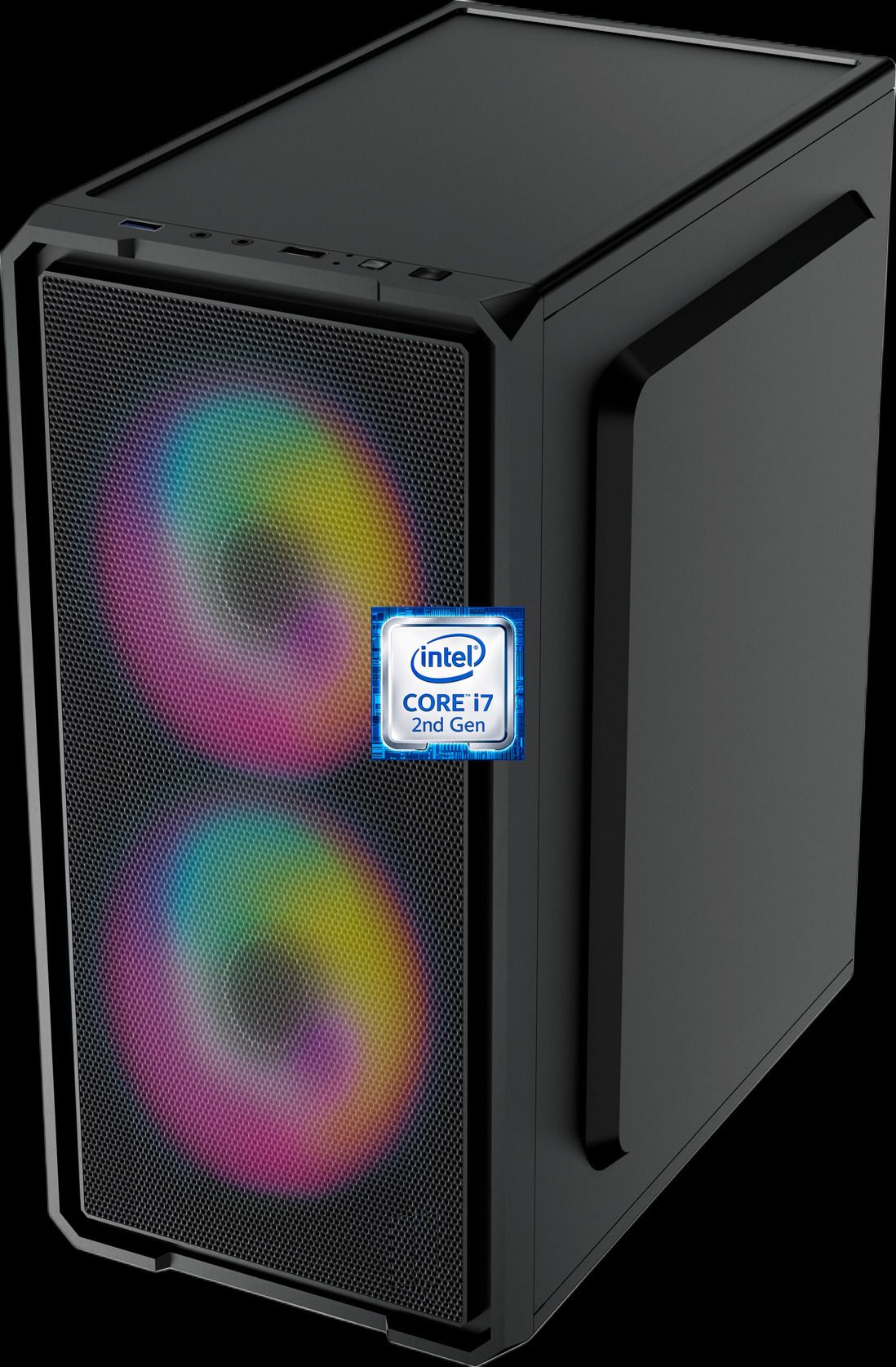 Shop New Intel® Core™ i7 - 2600 Quad Core Processor [GRL-N5] Gaming PC | RGB-Majesty-N5 | Core™ i7-2600 Processor (8 GB RAM/Intel HD 2000 Graphics/256 GB SSD Capacity/Windows 11 Pro) Mid Tower with MS Office-image-14