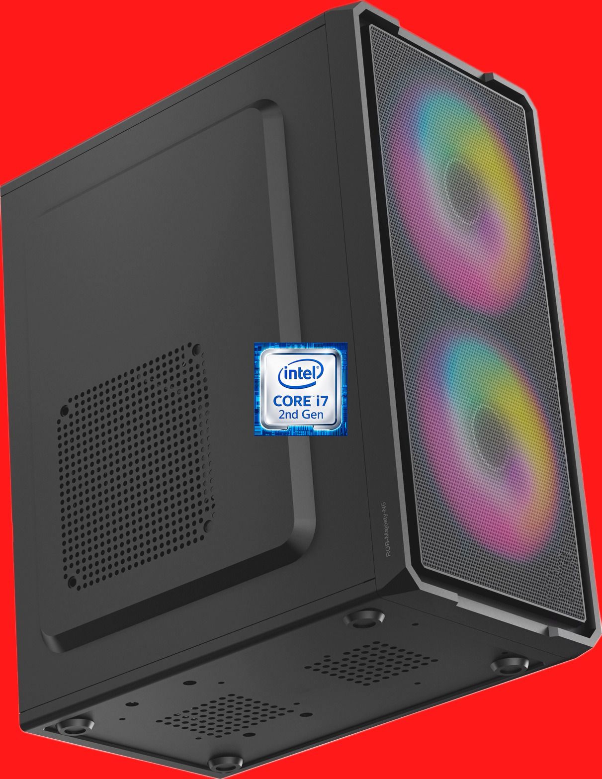 Correngo Core i7 (2nd Gen) Processor [8MB Cache, Up to 3.80 GHz] [CQD-N5] Intel® Core™ i7-2600 Processor | Gaming PC | RGB-Majesty-N5 (8 GB RAM/Intel® UHD 4K Graphics/256 GB SSD Capacity/Windows 11 Pro) Mini Tower with MS Office-image-29