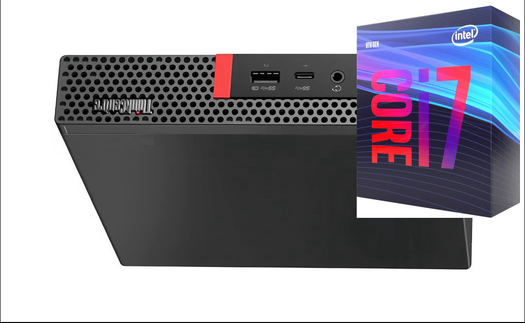 NCS (NIDHI COMPUTER SOLUTIONS) Core™ i7-9700 [12M Cache, Up to 4.70 GHz] | ThinkCentre Mini Desktop [YSO] Core™ i7 (9th Generation) Octa-Core (32 GB RAM/Intel® UHD 4K 630 Graphics/1 TB SSD Capacity/Windows 11 Pro) Microtower with MS Office image 1