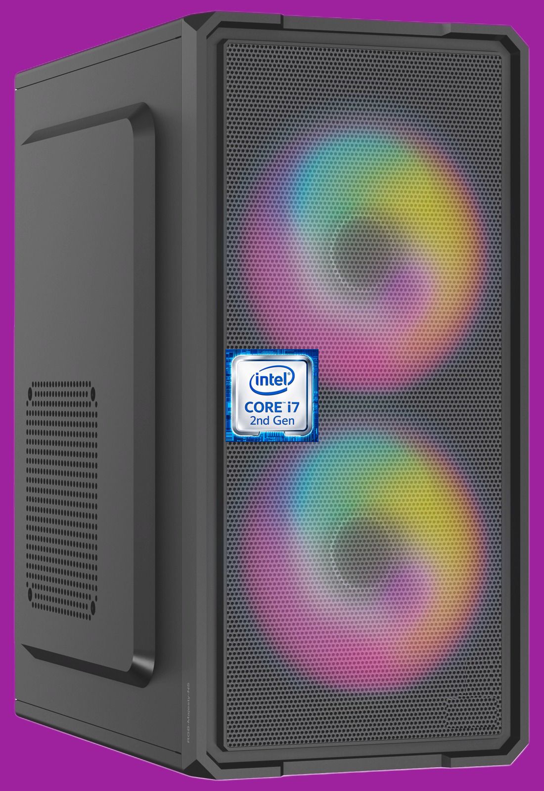 Longan Intel® Core™ i7 - 2600 Processor [CDL-N5] Core i7-2600 Processor | Dual RGB Fans (8 GB RAM/Intel® UHD 2000 Graphics/256 GB SSD Capacity/Windows 11 Pro) Mid Tower with MS Office-image-32